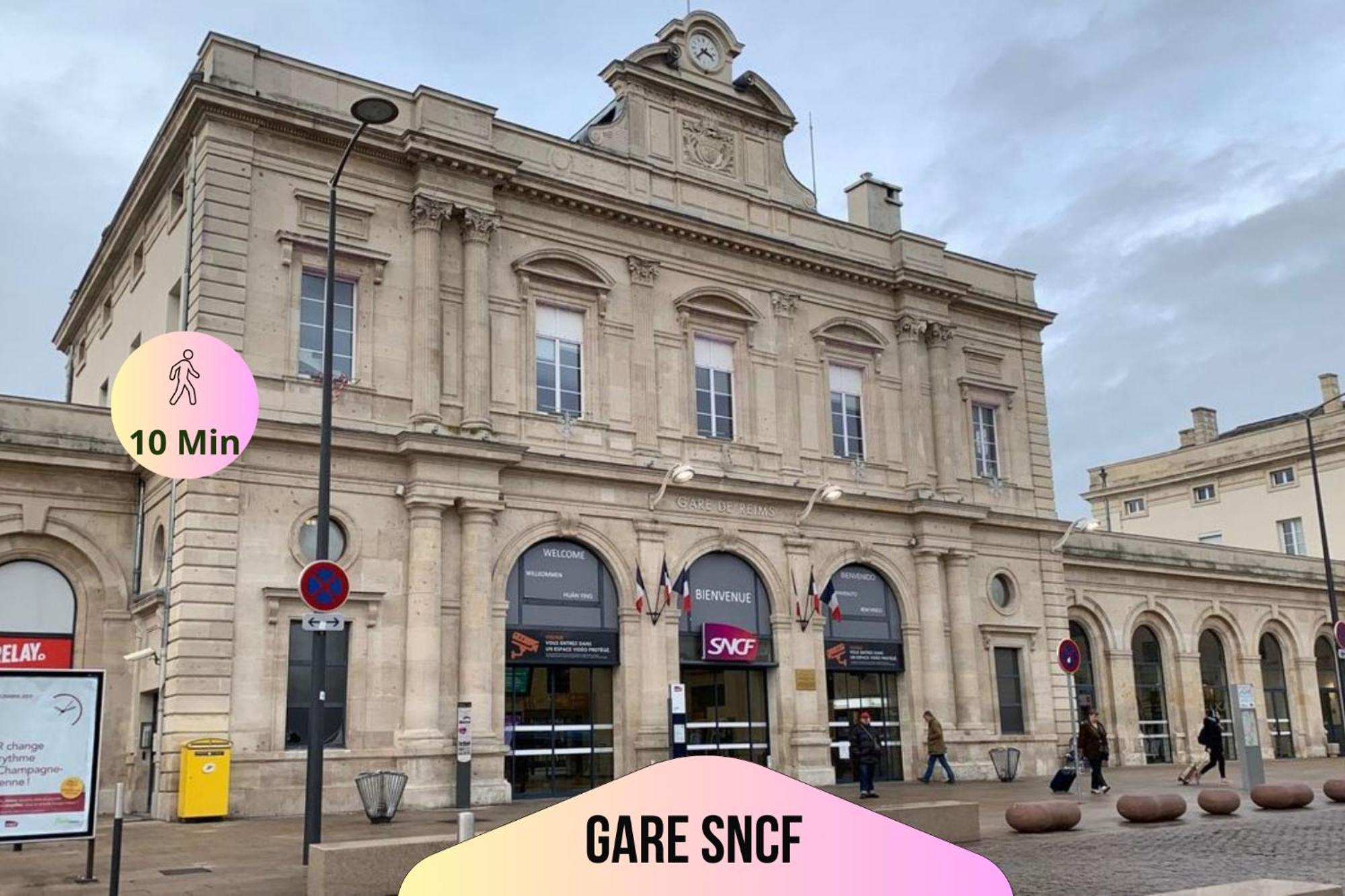 Refuge Urbain - Ideal Pro, Familles & Amis - Le Calme En Hypercentre - Wifi Haut Debit - Netflix - Machine A Laver - Gare, Cathedrale, Commerces, Restaurants & Transports En Commun A Moins De 10 Minutes A Pied Reims Eksteriør billede